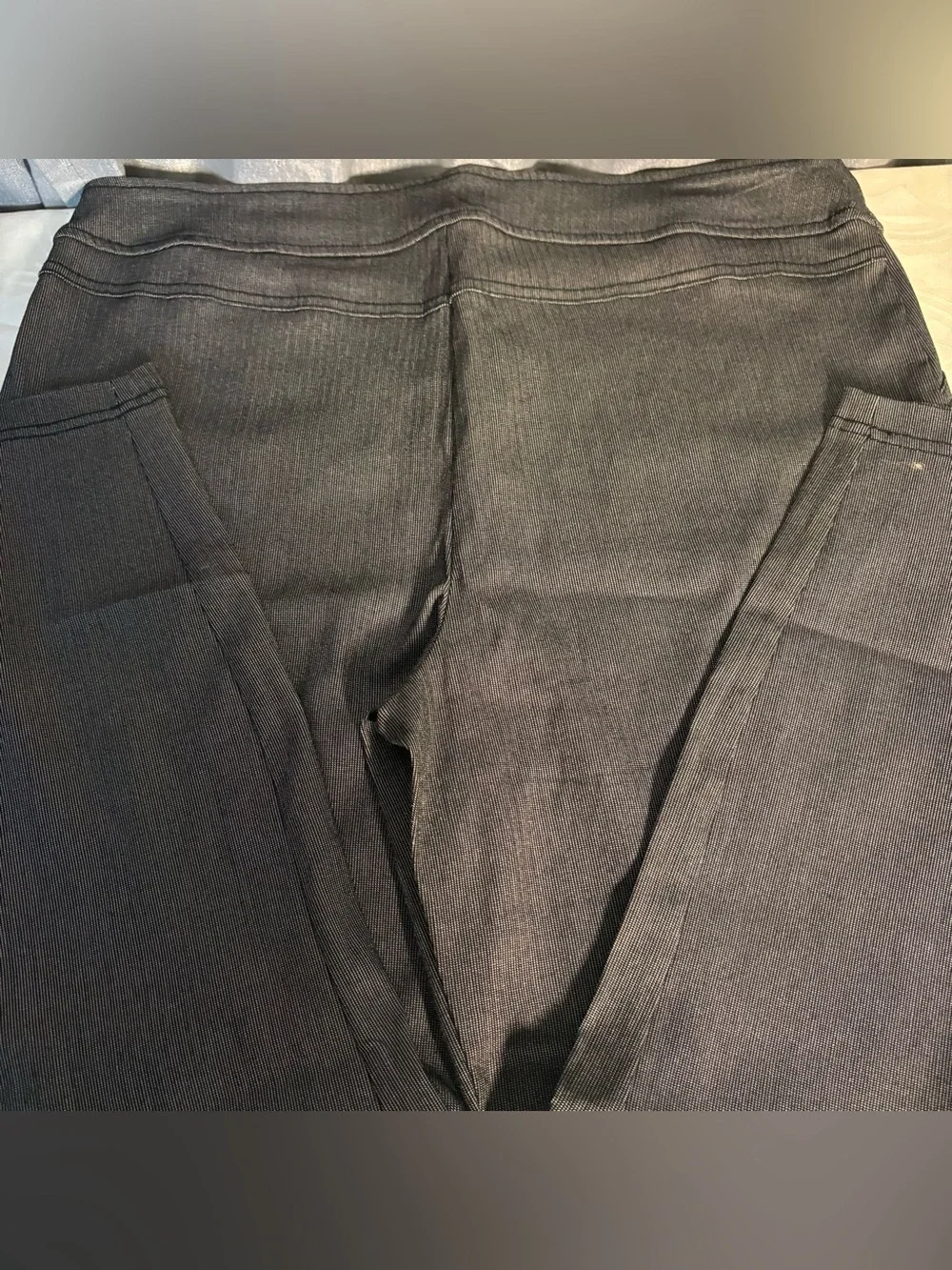 Soho dark grey pinstripe trousers woman’s XL